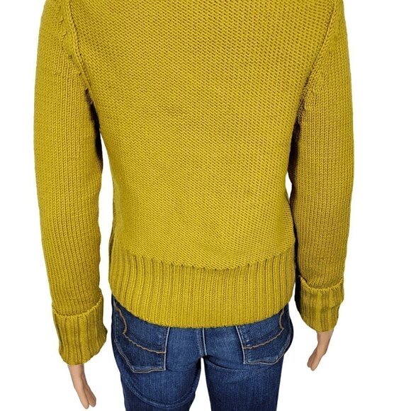 Max Azria Collection Women's Knit 100%Wool Button Up Sweater Roll Sleeves Size M - Picture 8 of 15